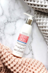 Advanced Clinicals crepey skin cream for arms improves hydration and appearance.