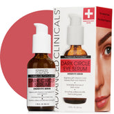Advanced Clinicals Dark Circle Serum bottle for under-eye use, provides hydration and brighter look.
