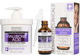 Advanced Clinicals hyaluronic acid cream jar nourishes and hydrates skin