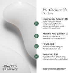 Advanced Clinicals Niacinamide Serum aloe vera texture close-up