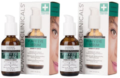 Advanced Clinicals Puffy Eye Serum bottle for daily under-eye depuffing