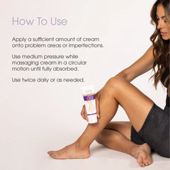 Advanced Clinicals varicose veins cream packaging, USA-made and safe for daily skin use