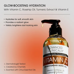Advanced Clinicals oil pump dispense for easy daily hydration and glow