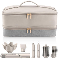 Adworte travel case for hair dryer with Shark Flexstyle protects tools during travel.