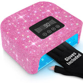 Aedavey cordless nail lamp front view for salon-quality home curing.