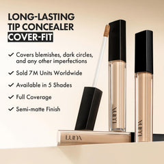 AEKYUNGLUNA LUNA concealer hygienic applicator enables precise, gentle application.