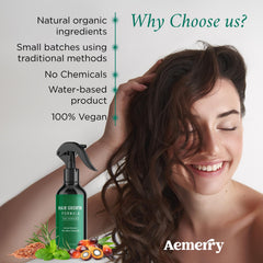 Aemerry Rosemary Water Spray bottle close-up on label