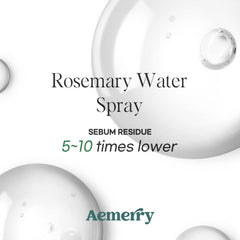 Aemerry Rosemary Water Spray applied to the scalp during massage