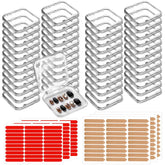 Aemygo 48-set nail box with snap closure for secure storage.