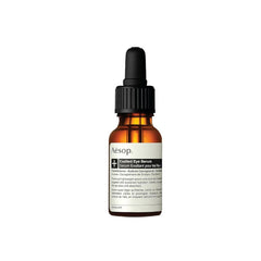 Aesop Exalted Eye Serum bottle pump for easy daily hydration near the eyes