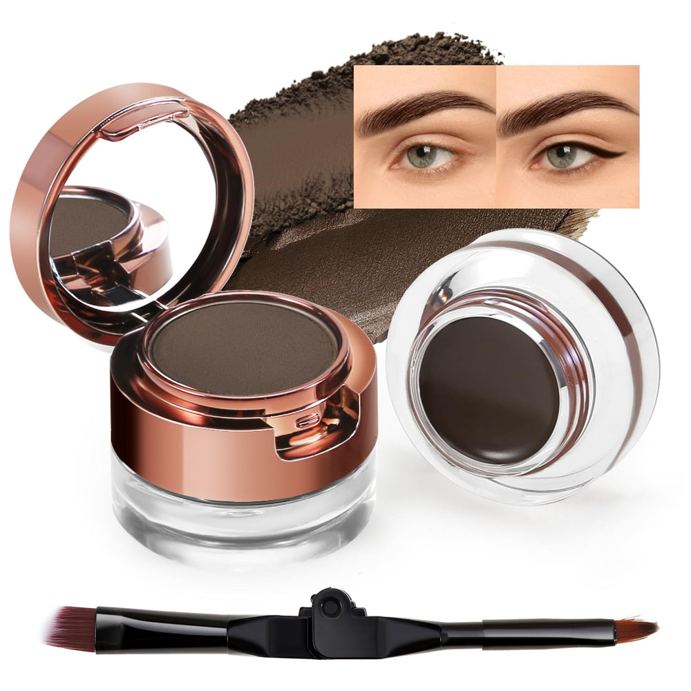 AFGHOUZ Cream Eyebrow Duo Kit brow powder for defined, natural arches