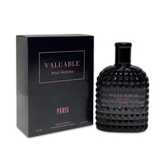 AFLUXE Valuable Paris bottle front view; fresh, sophisticated fragrance for everyday confidence.