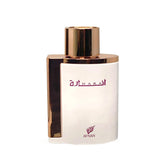 Afnan Inara White bottle front view, elegant unisex fragrance for daily wear.