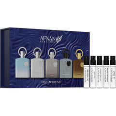 Afnan Supremacy Homme Discovery Kit front view for easy fragrance exploration