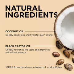 African Pride Black Castor Miracle jar close-up highlighting nourishing ingredients.
