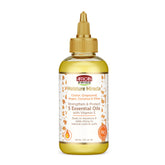 African Pride Moisture Miracle oils bottle highlighting hydration for hair