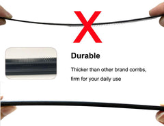 AFT90 carbon fiber keeps hair lightweight and static-free during use.