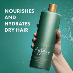 Agave Healing Oil agave smoothing shampoo lather shows rich velvety foam without harsh residues.