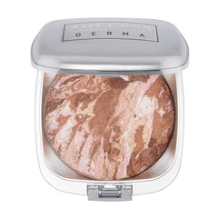 Ageless Derma Nubian Beige baked foundation compact for a natural finish.