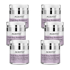 Agelyss Eye-Bag Cream bottle with pump for easy daily under-eye hydration.