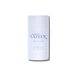 Agent Nateur holi stick packaging shows a sleek deodorant, offering aluminum-free protection.