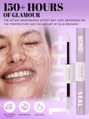 AGGRAD Invisi-Lash bond and seal brush enables precise application.