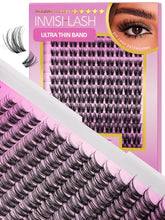 AGGRAD Magic Lash Clusters show 8-18mm curl with invisible band for natural daily wear