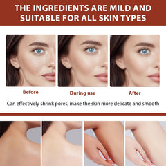 agoname Purifying Exfoliating Gel rinse scene reveals refreshed skin after cleansing.