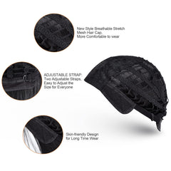 AGPTEK wig with realistic scalp-like cap for everyday wear