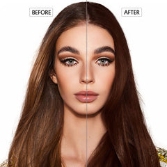 Agthyuve hair dye shampoo color-application demonstrating even color distribution.