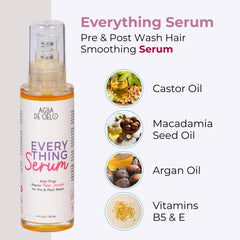 Agua de Cielo Everything Serum adds healthy-looking glow and softness.