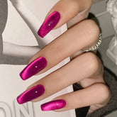 AHAMIOU crystal cat eye gel polish kit packaging for easy at-home nails.
