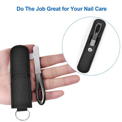 AhaTopia nail file on keychain quick touch-ups anytime anywhere