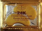 AICHUN BEAUTY 24K gold eye mask close-up for refreshed, hydrated under-eye skin.