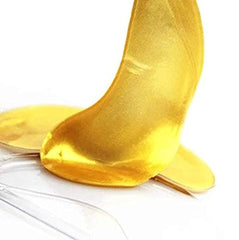AICHUN BEAUTY 24K gold powder eye mask close-up for premium skincare