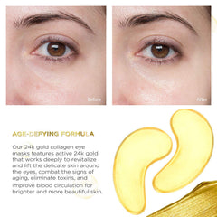 AICHUN BEAUTY eye mask application on tired eyes for relief