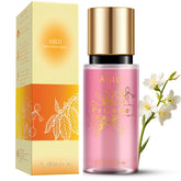 Aiilo hair perfume bottle with warm sugar scent delivering long-lasting fragrance.