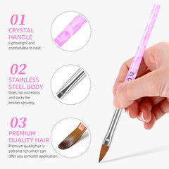 AILALUO nail drill with bits supports shaping and buffing at home.