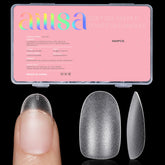 AILLSA short oval nail tips pack front for quick press-on manicure