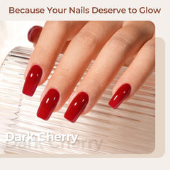 AILLSA gel polish swatch demonstrating high color saturation and smooth application