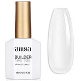 AILLSA Clear Builder Gel bottle close-up showing natural base for nails