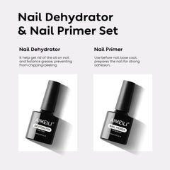AIMEILI Nail Primer bonding texture on nail plate for stronger adhesion.