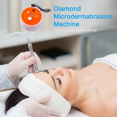 AIMENGXI nine-tip diamond head set enables targeted exfoliation on different facial areas