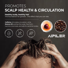 AIPILER Batana Oil provides moisture for shiny, hydrated hair.