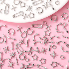 AIPULIDUO silver nail gems bulk pack offers versatile decoration options.