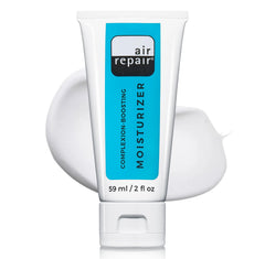 Air Repair Complexion Boosting Moisturizer bottle closeup for daily hydration.