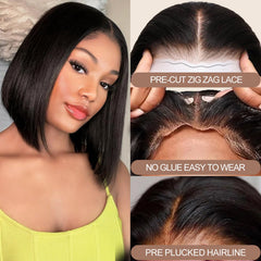 AISI Bob Wig showing glueless easy wear for everyday style