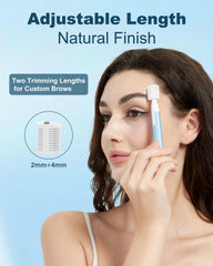 Aisleek Eyebrow Trimmer with comb attachment for shaping eyebrows.