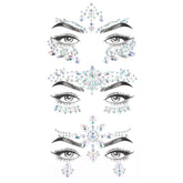 AIYORSE music festival face jewels style1 transparent stickers for dazzling festival makeup