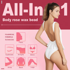 Ajoura Brazilian wax beads for comfortable at-home use.